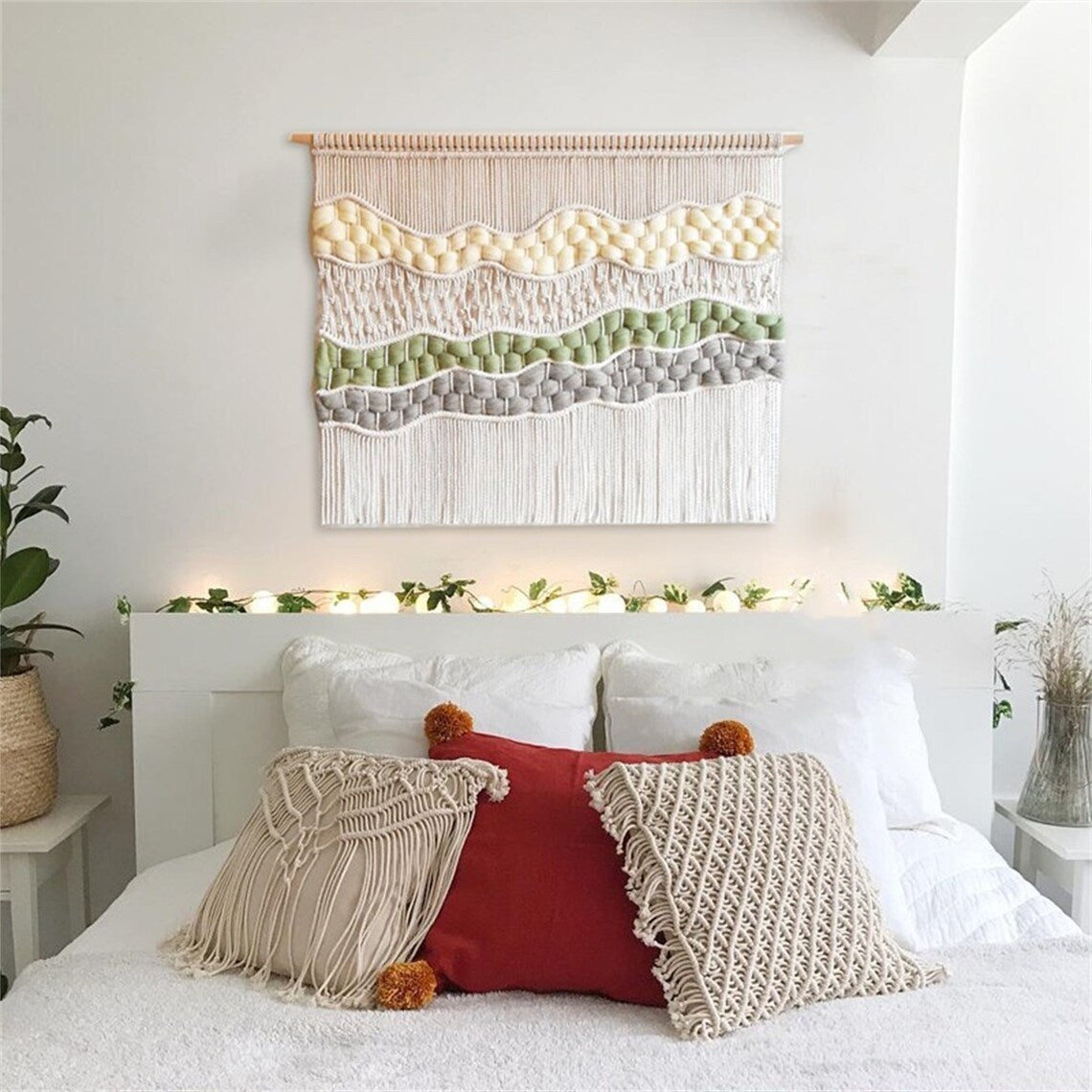 Hand-woven Colorful Tapestry Homestay Hotel Background Wall Decoration