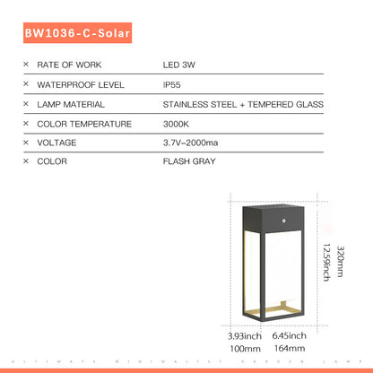 Fashion Simple Outdoor Waterproof Exterior Wall Light