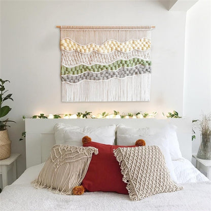 Hand-woven Colorful Tapestry Homestay Hotel Background Wall Decoration