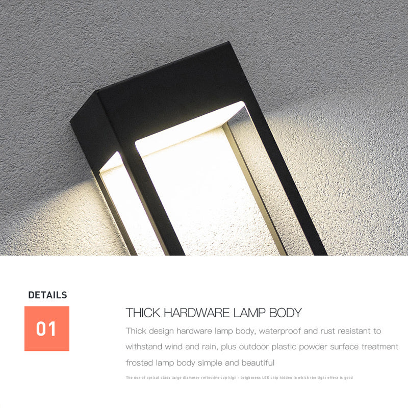 Fashion Simple Outdoor Waterproof Exterior Wall Light