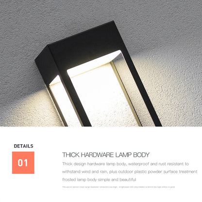 Fashion Simple Outdoor Waterproof Exterior Wall Light