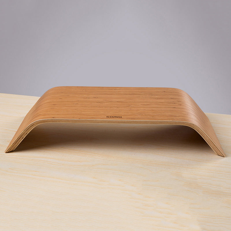 All-in-one Stand Increases Notebook Support Monitor Shelf Wooden Quality