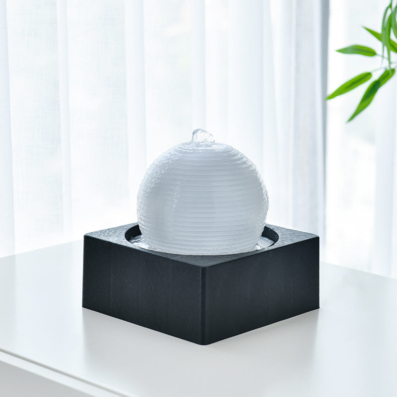 Modern Minimalist Office Lucky Cycle Fountain Decoration