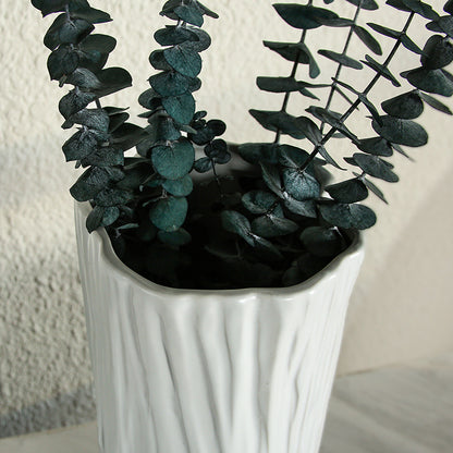 Nordic Home White Ceramic Trunk Vase