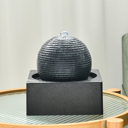 Modern Minimalist Office Lucky Cycle Fountain Decoration