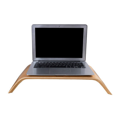 All-in-one Stand Increases Notebook Support Monitor Shelf Wooden Quality